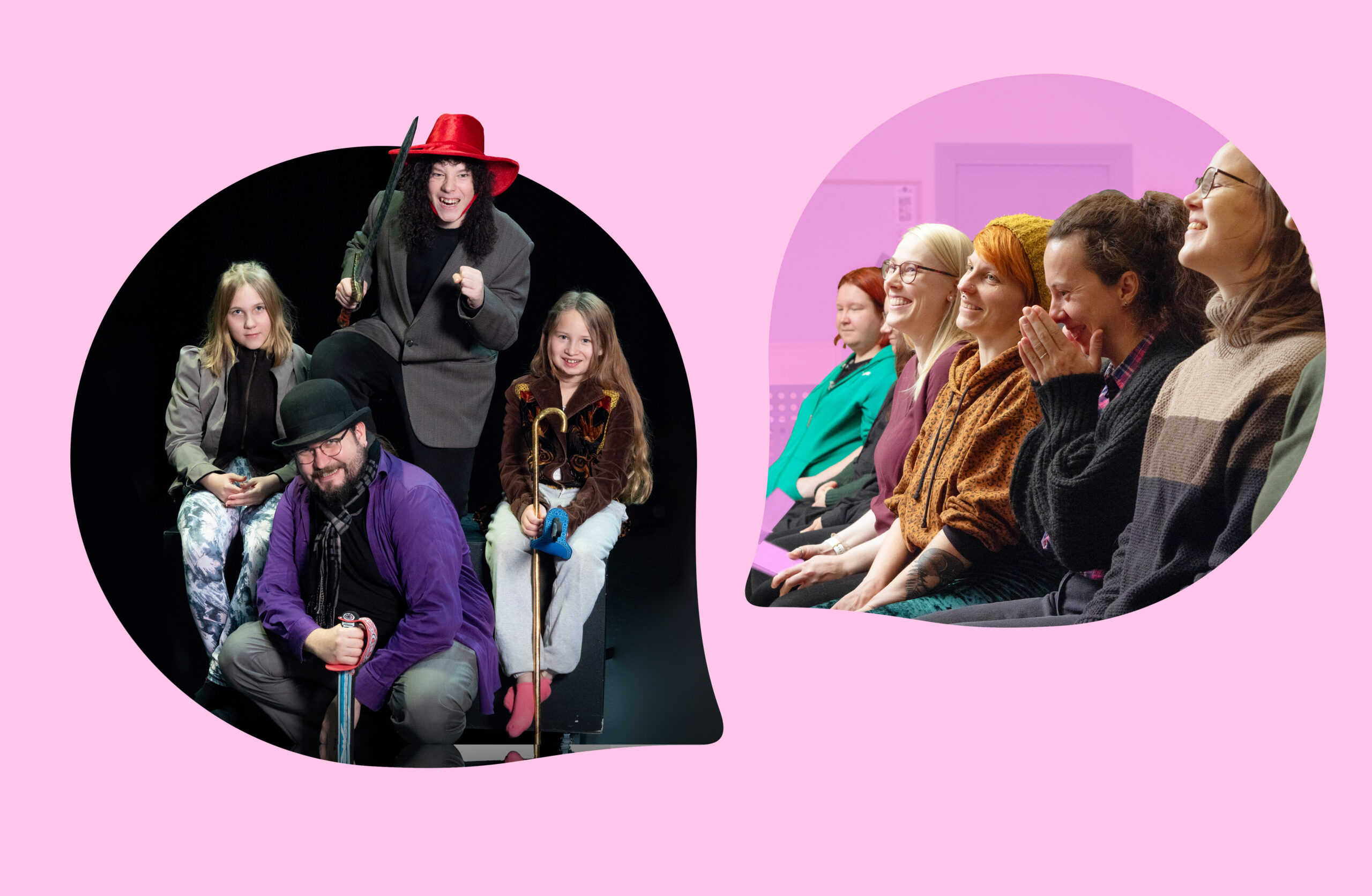 Kansalaisopiston nuorisoteatteri Katapultti ja kuoro Metal of Voices